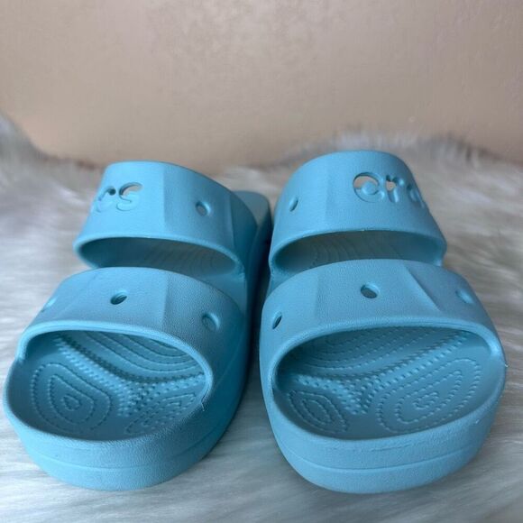 Crocs Baya Platform Slide Iconic Comfort Sandals Comfort Pure Water Size 9 - Picture 3 of 11